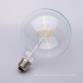 4w 6w 8w Dimmable Straight Filament LED E27 Clear 80mm 95mm 125mm G80 G95 G125